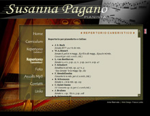Sito della pianista Susanna Pagano